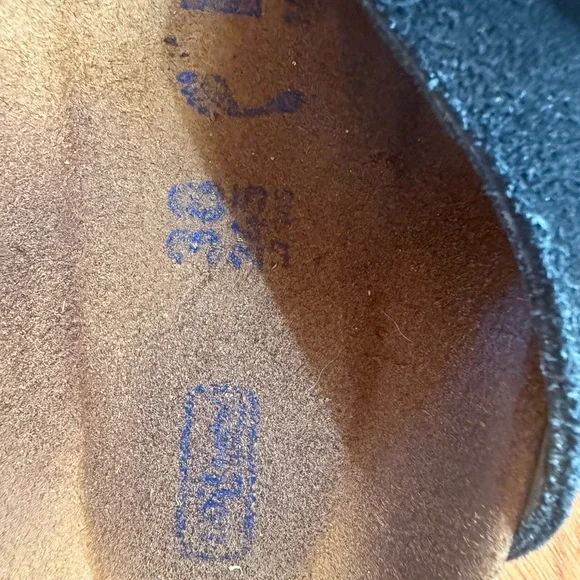 Birkenstock Boston clogs black suede 38 - Picture 4 of 4
